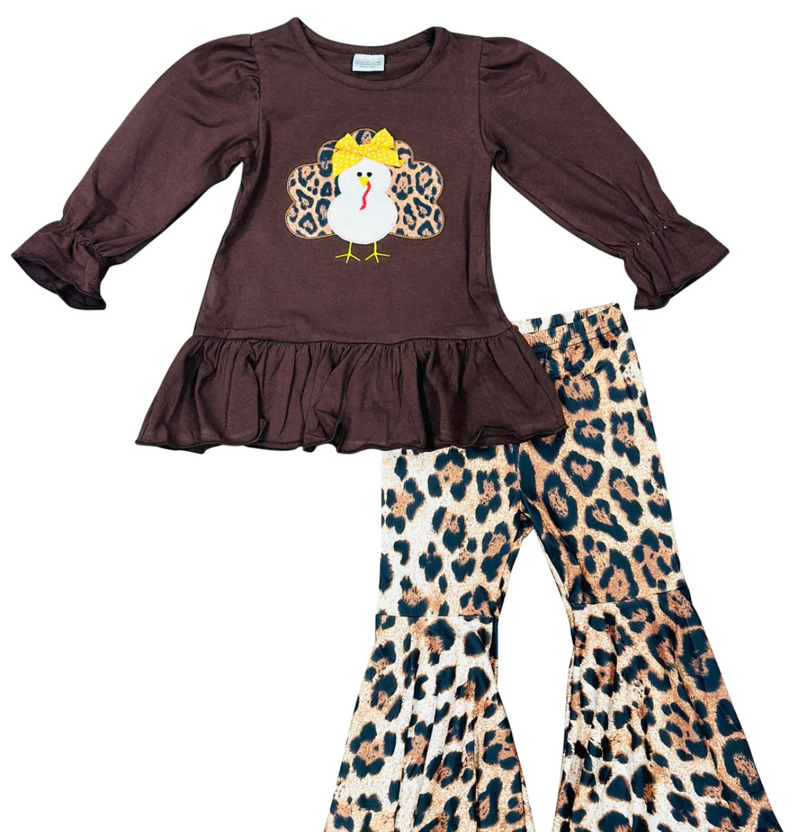 Thanksgiving Turkey Cheetah Outfit