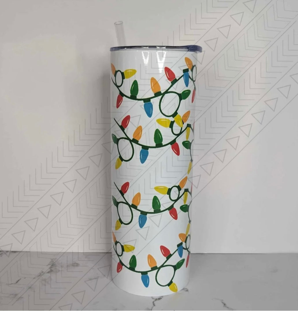 Christmas Lights Tumbler