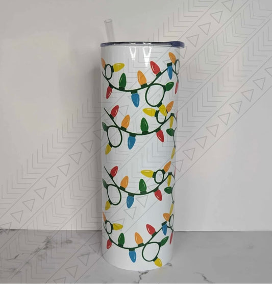 Christmas Lights Tumbler