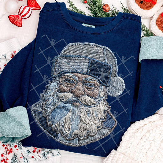Santa Denim Shirt
