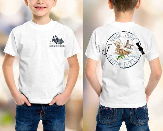 Huntin & Fishin Front & Back -Youth