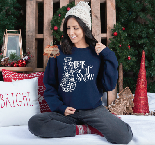 Snowflake Snowman - Puff