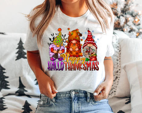 Happy HalloThanksMas Gnomes
