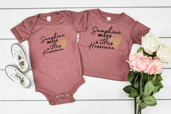 Sunshine Mixed with a Little Hurrican Set (2 Tees)