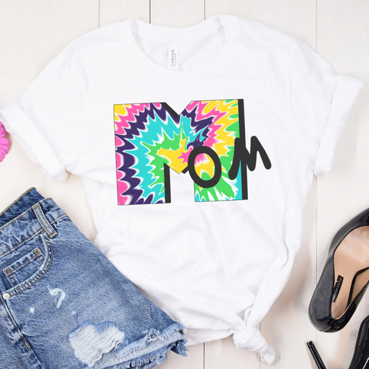 Tie Dye Mom Tee
