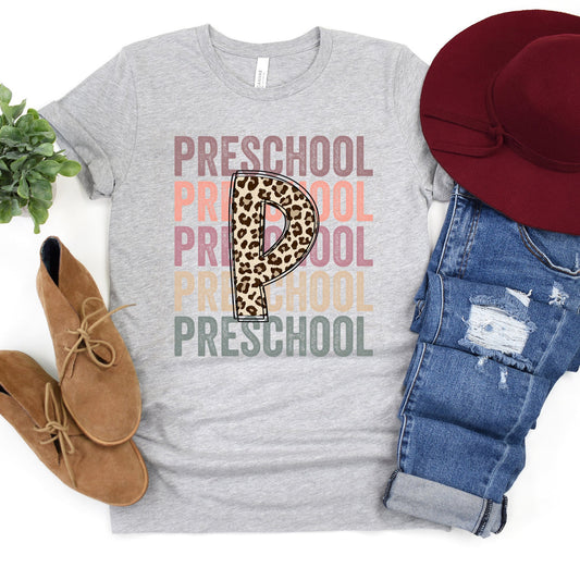 Leopard Preschool Stacked