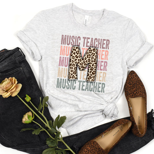 Leopard Music Teacher Stacked