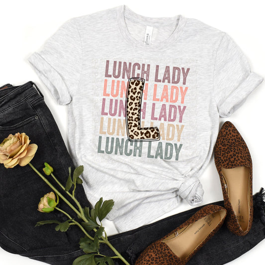 Leopard Lunch Lady Stacked