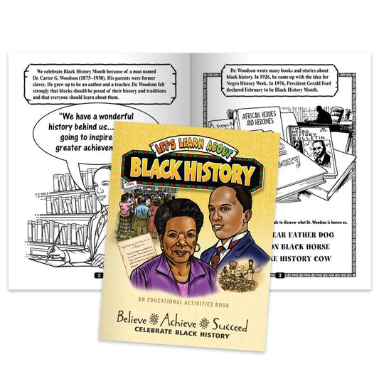 Let's Learn About Black History Educational Activity Book