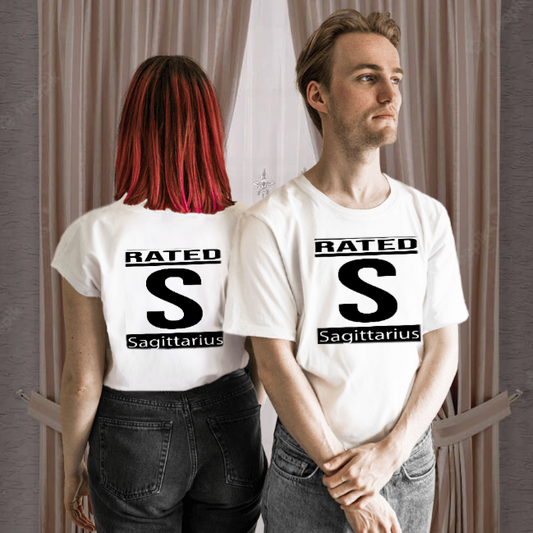 Rated Sagittarius (Note: Front or Back Design)