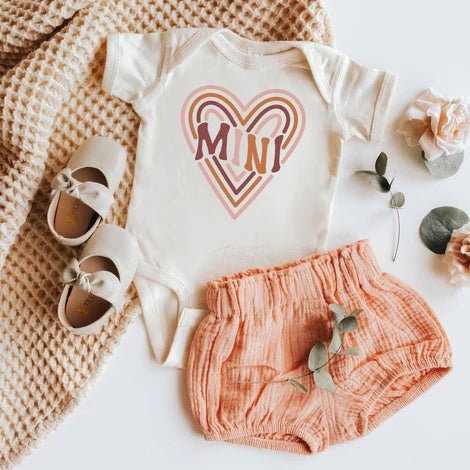 Mama & Mini Retro Heart Set (2 Tees)