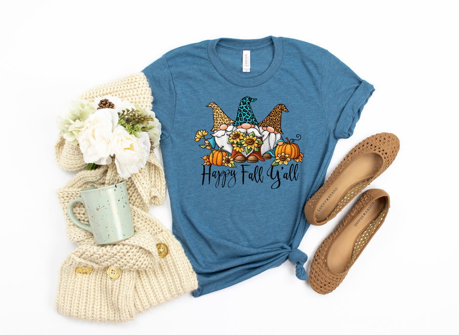 Happy Fall Y'all Gnome