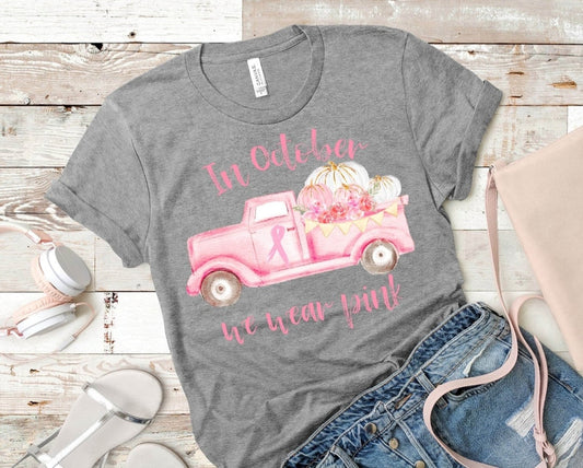 In October We Wear Pink Truck