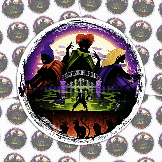 Witches Circle Sticker Sheet