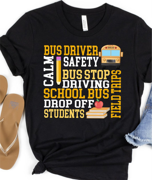 Bus Driver Typography