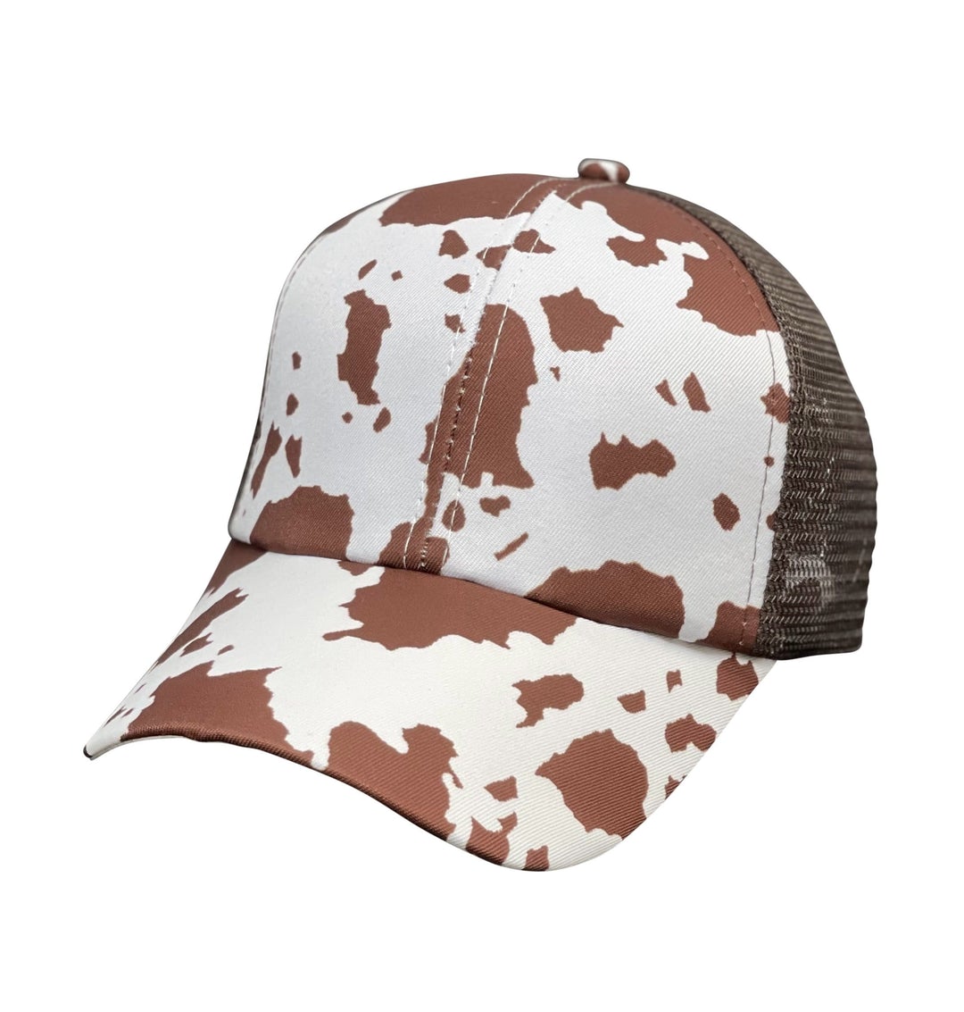 Cow Print Cap