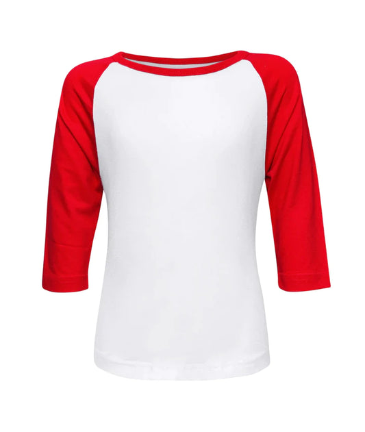 Kids Baseball Raglan Tee