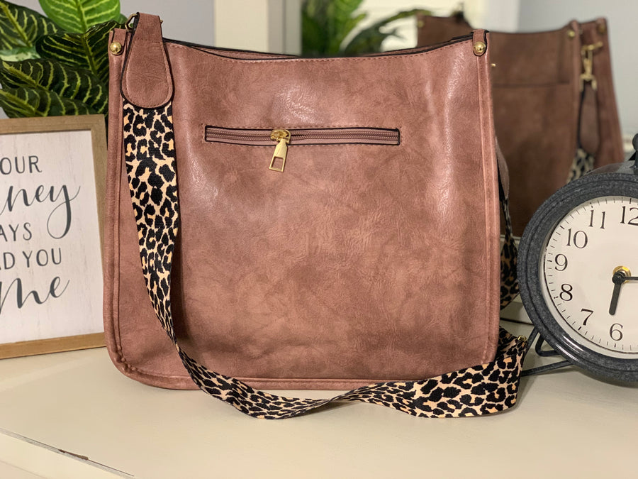 Leopard Strap Purse