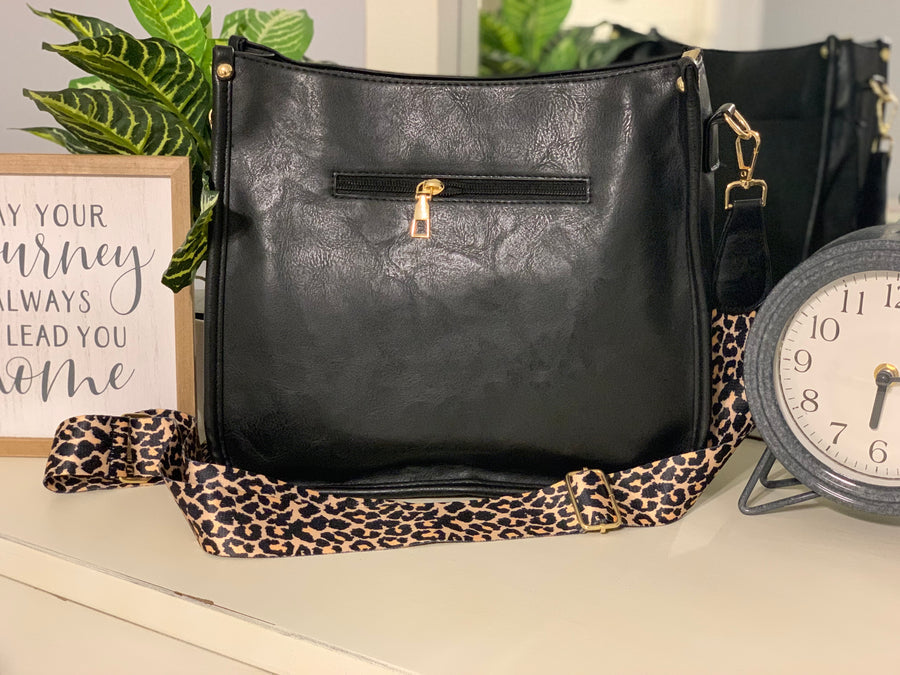 Leopard Strap Purse
