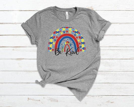 Be Kind Autism Rainbow