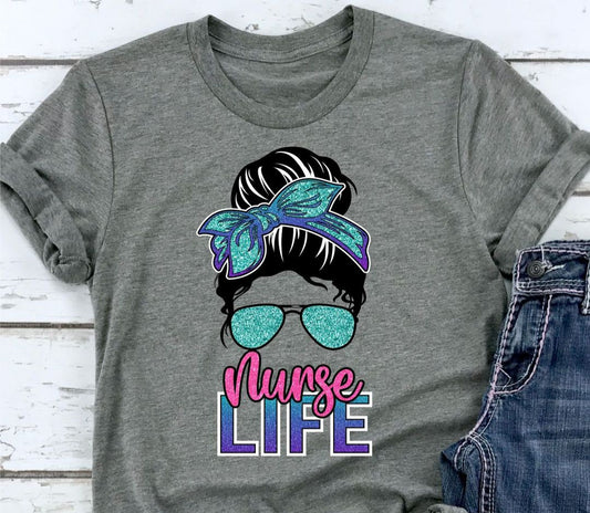 Messy Bun Nurse Life