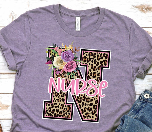 Floral Leopard Nurse