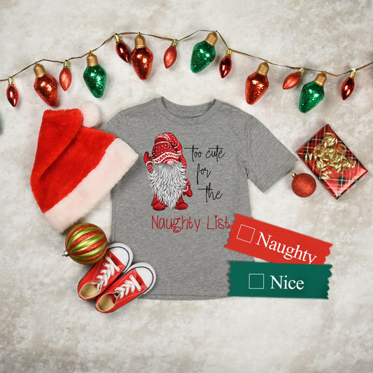 Too Cute for the Naughty List - Boy Gnome