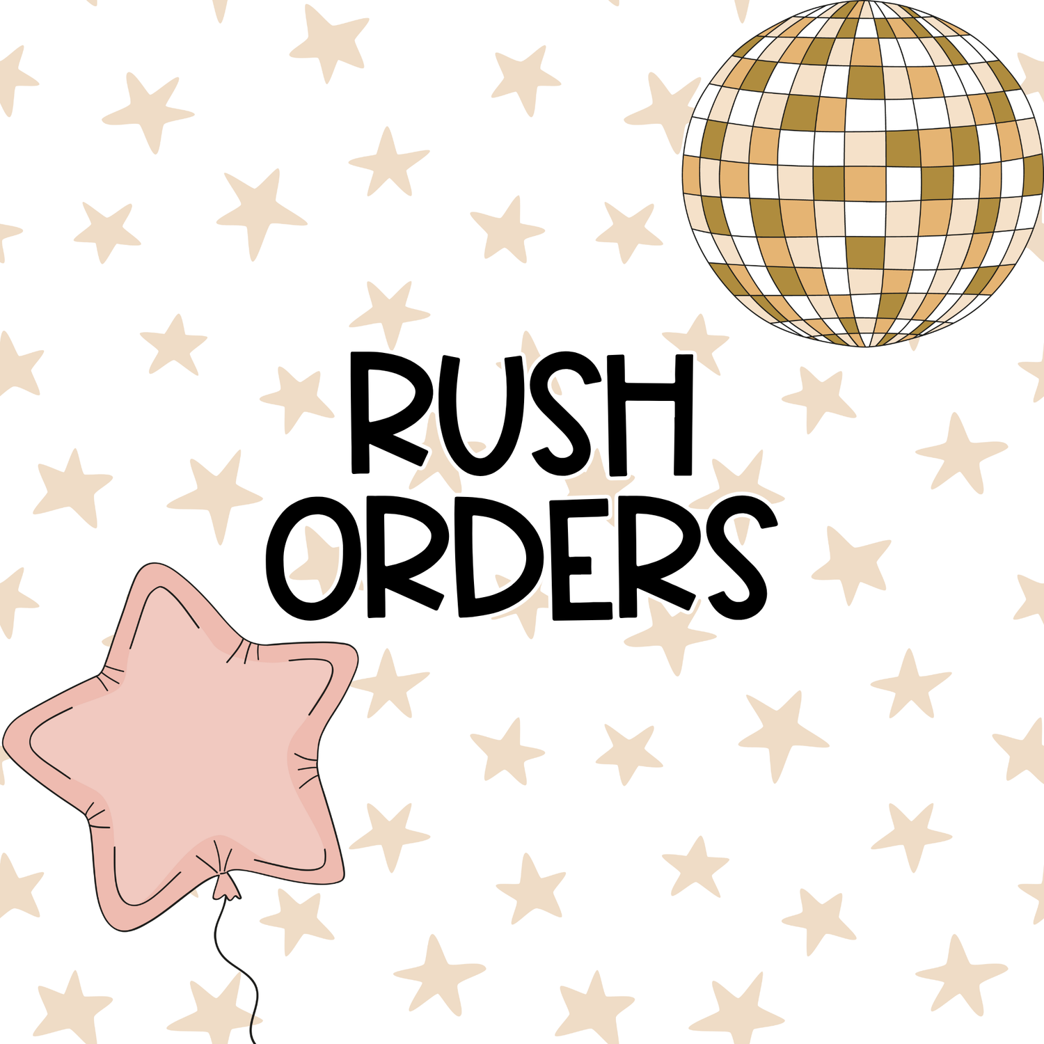 Rush Order - NOT VALID FOR PRE ORDERS!!
