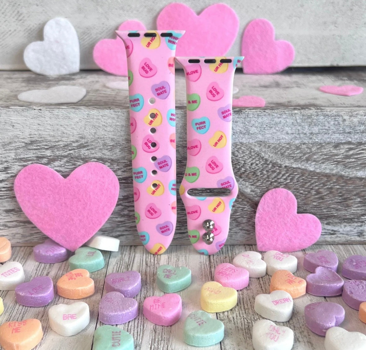 Apple Watch Band - Conversation Hearts