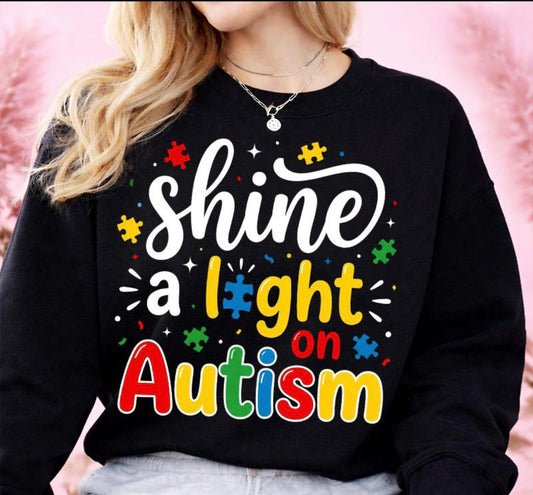 Shine a Light on Autism Shirt