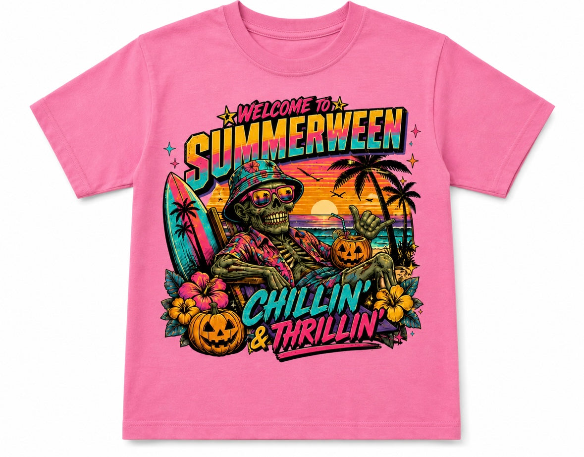 Summerween - Chillin’ & Thrillin’ Youth Shirts