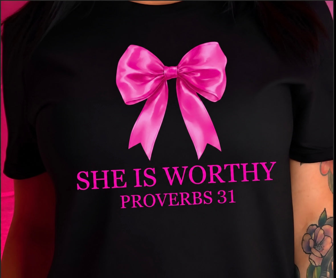 She is Worthy - Pink