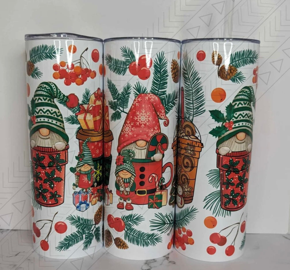 Christmas Gnomes Tumbler