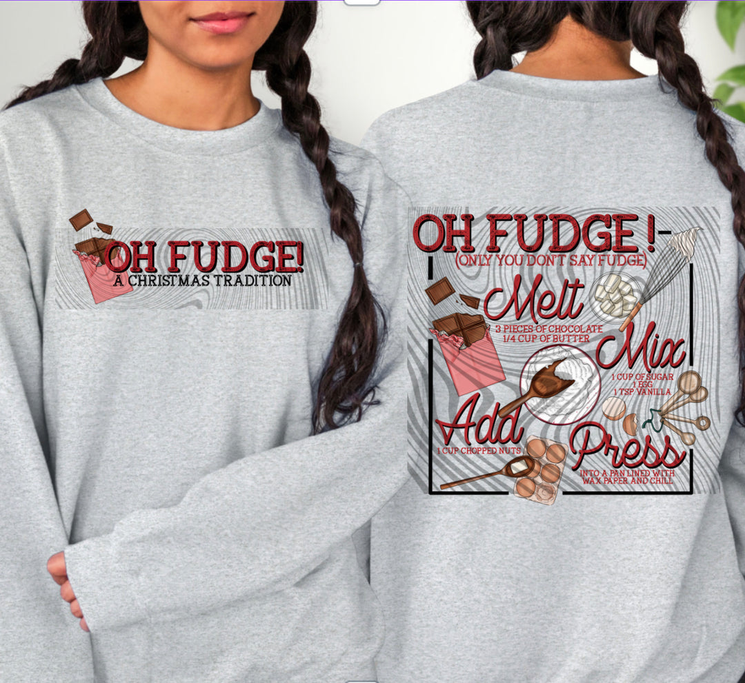 Oh FUDGE (front & back)