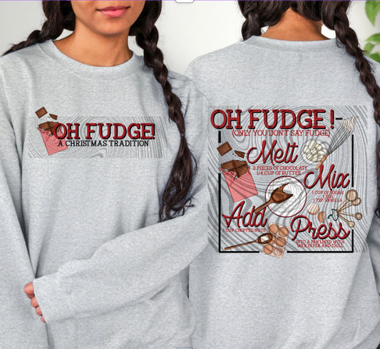Oh FUDGE (front & back)