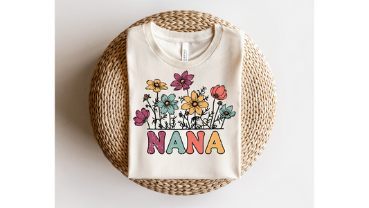 Vintage Flower Nana