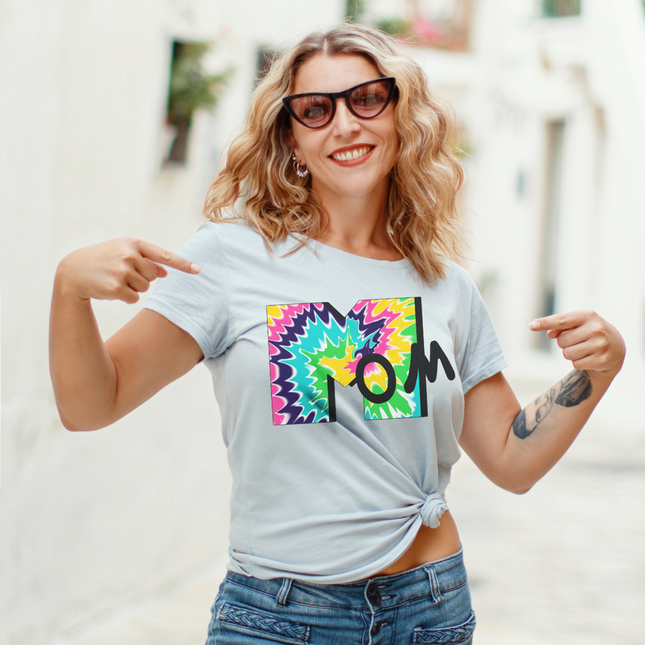 Tie Dye Mom Tee