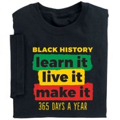 Learn It, Live It, Make It - (Black Tee Only)