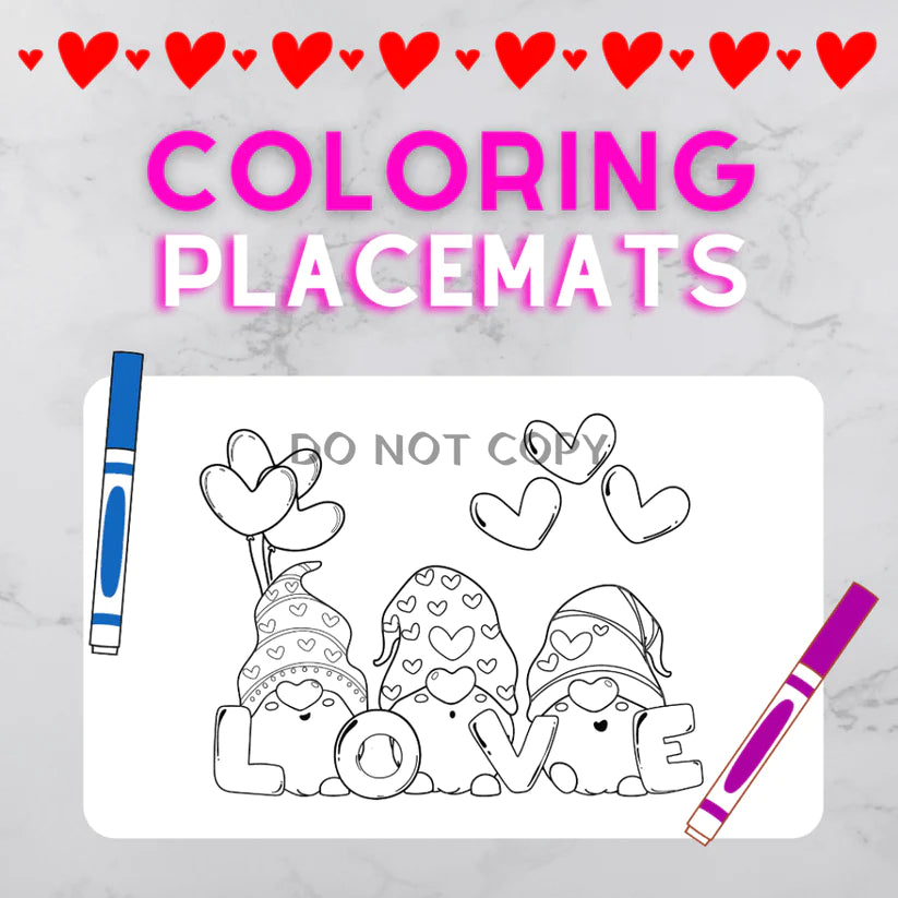 Gnome Love Placemat