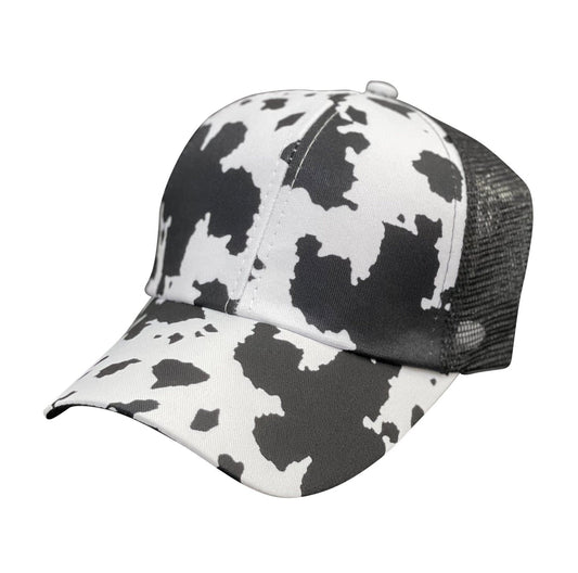 Cow Print Cap