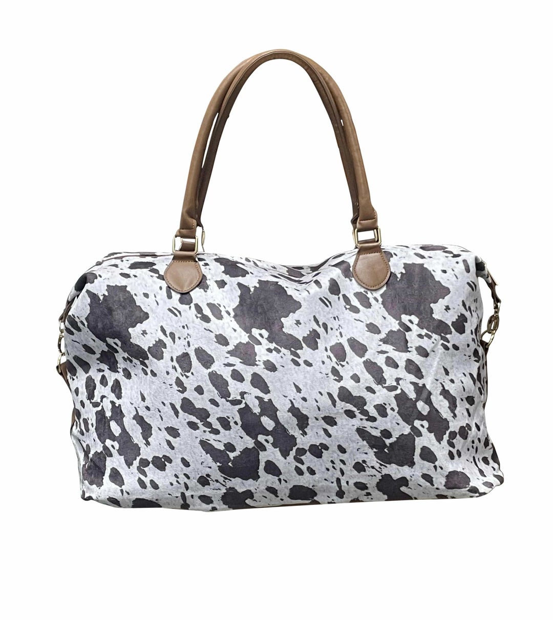 Cow Print Weekender Bag