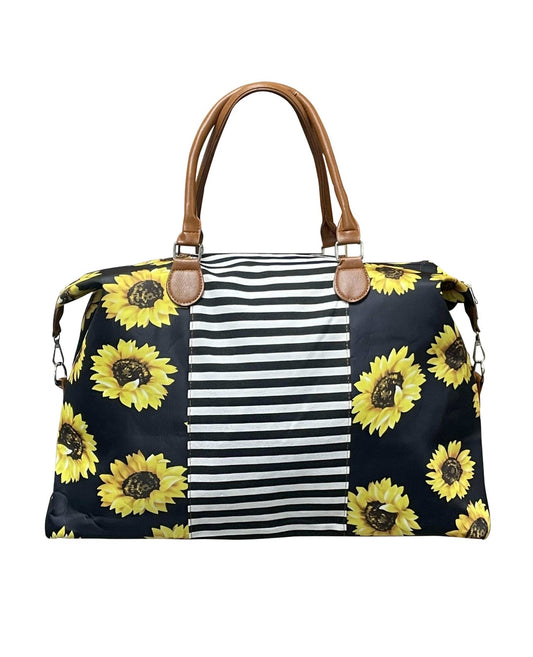 Sunflower Striped Weekender Bag