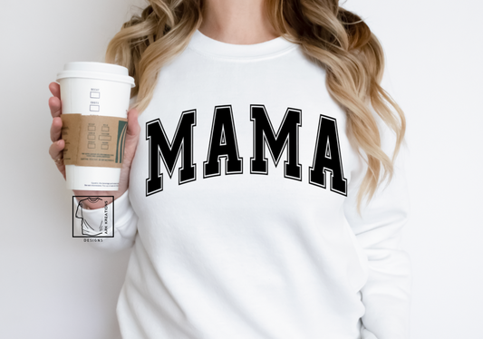 Mama Varsity Font - Puff Print