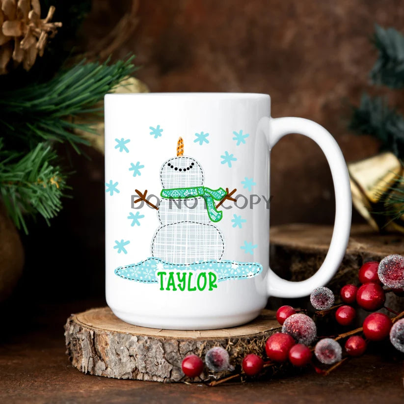 Snowman Personalized Mug